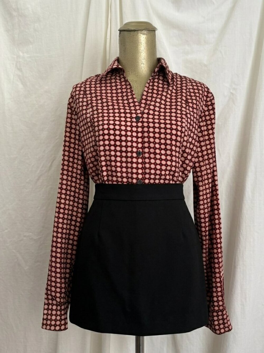 Y2K Button Up Shirt S